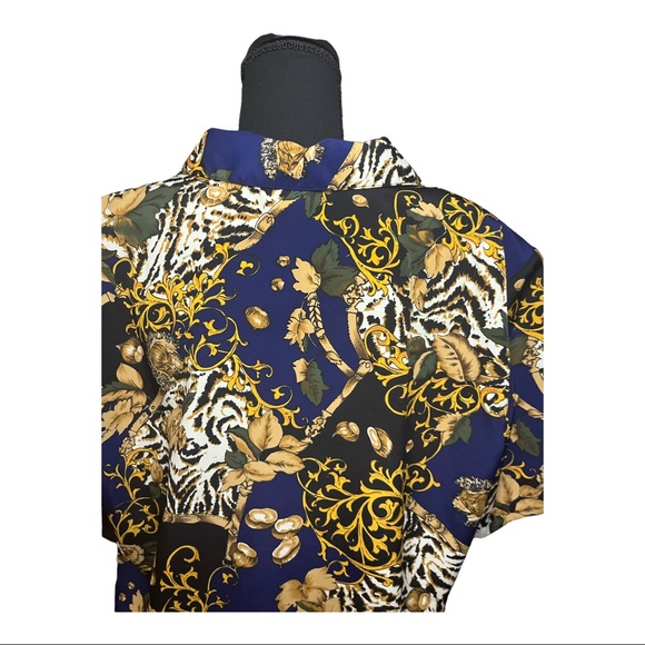 Hill & Archer Mixed Colours Blouse Size:14 SKU:HillA - Picture 5 of 6